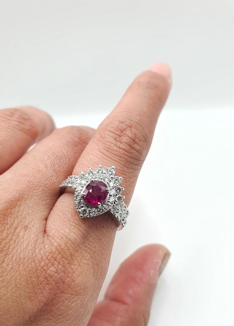 Purple deals ruby ring