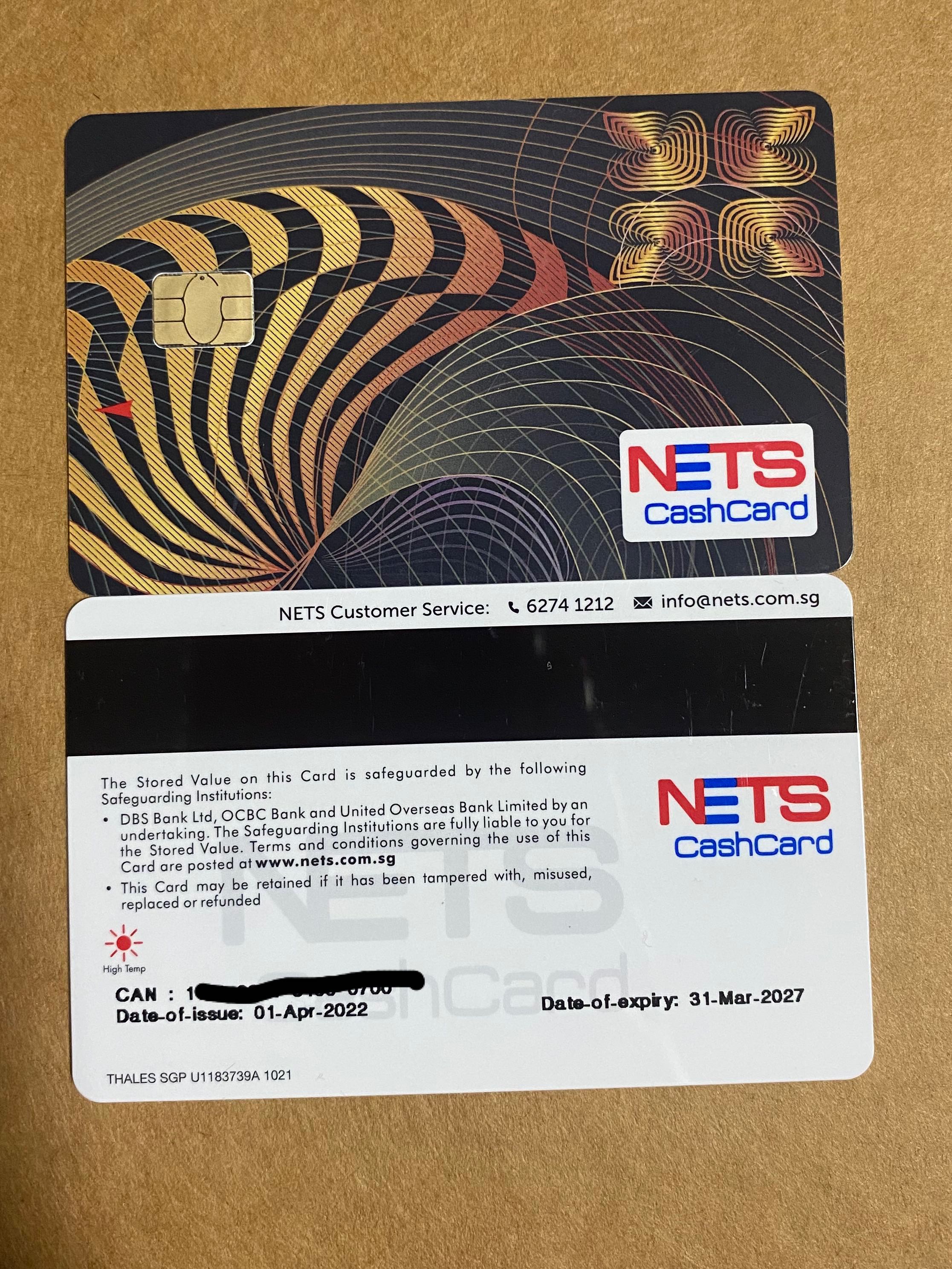 Nets cashcard with chip(2027), Everything Else on Carousell