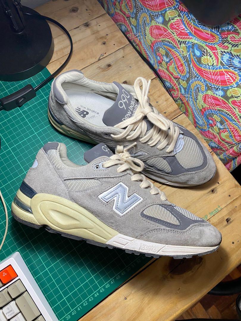 New balance 990 v2 kith grey hotsell