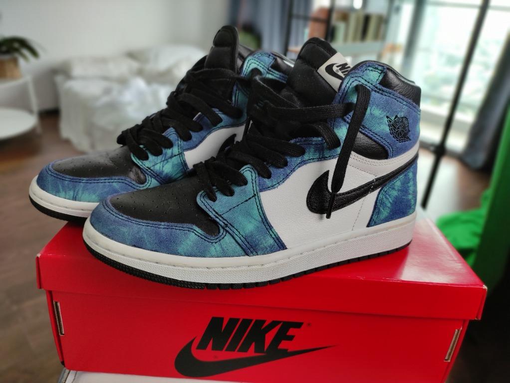 Nike Air Jordan 1 High OG Tie Dye EUR38 5 UK5 as new 100 original