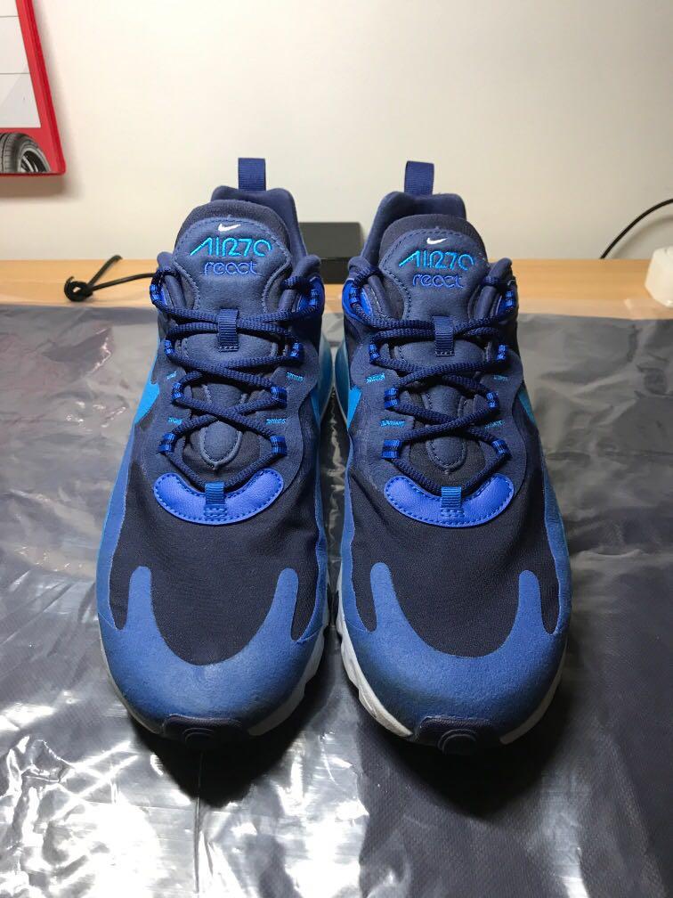 Nike Air Max 270 React Blue Void Sneakers