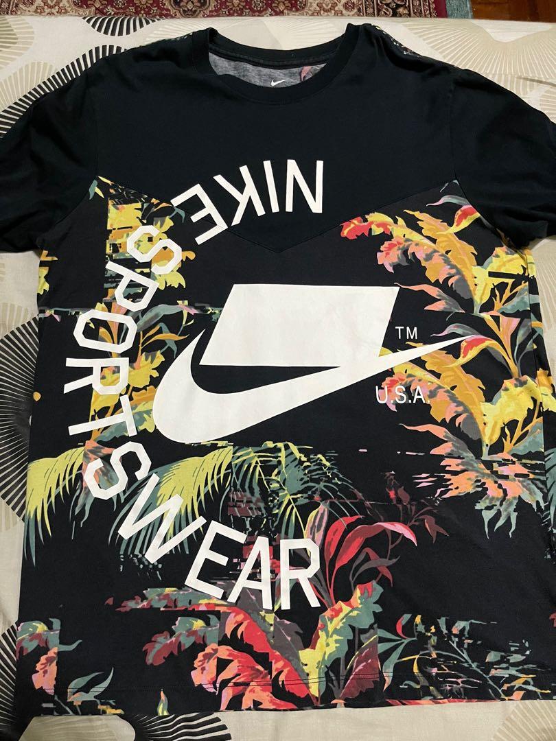 Nike floral shirt deals