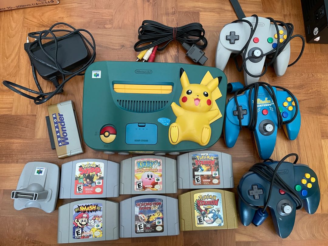 Nintendo 64 pikachu game top