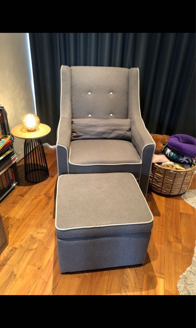 Nursery chair and ottoman with storage, Babies & Kids, Baby Nursery & Kids Furniture, Other Kids