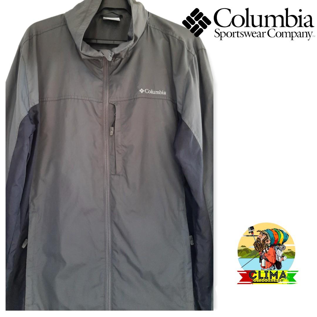 Columbia windbreaker gray clearance