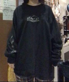 Oversized cybergoth Y2K long sleeve graphic tee