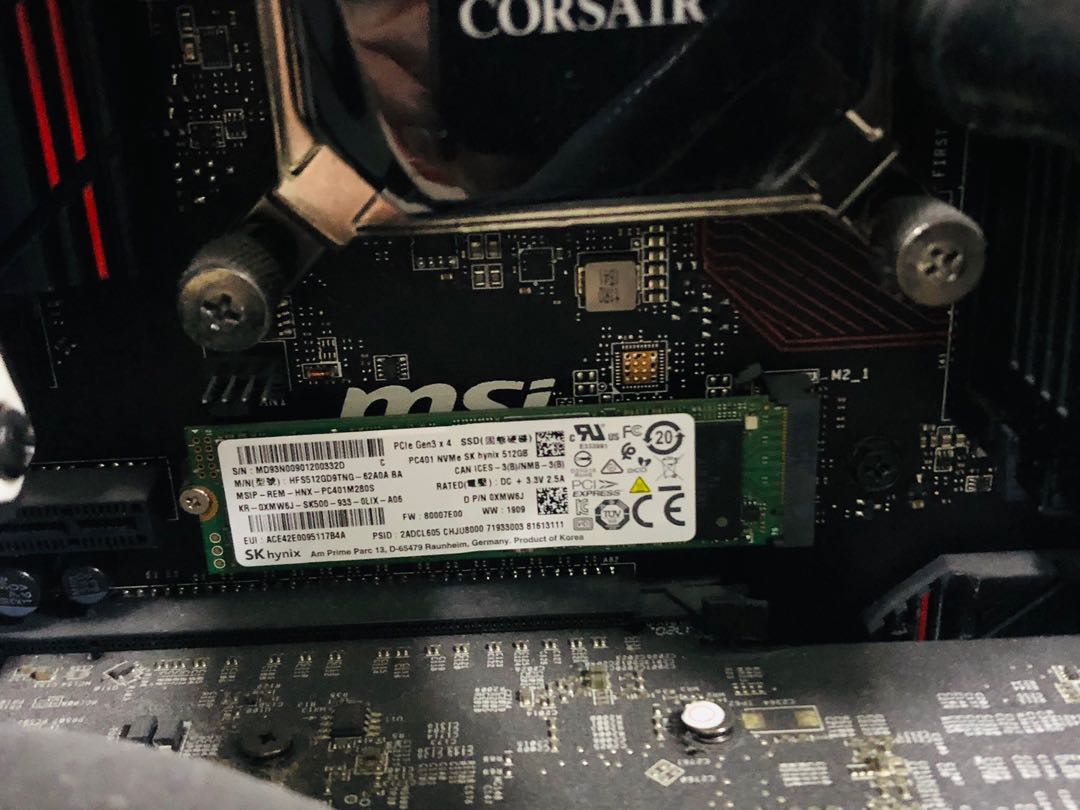 PC401 NVMe SK Hynix 512GB PCIe NVMe M.2 SSD, Computers & Tech, Parts ...