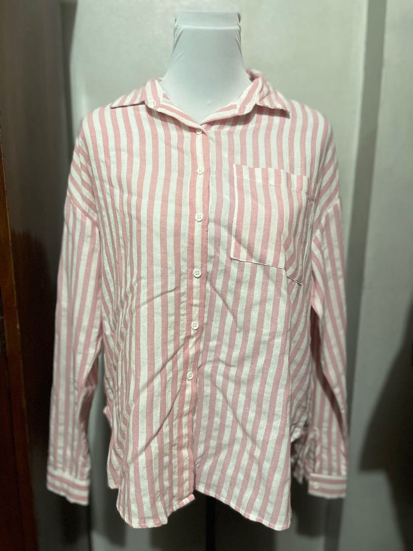 Penshoppe pink cheap polo
