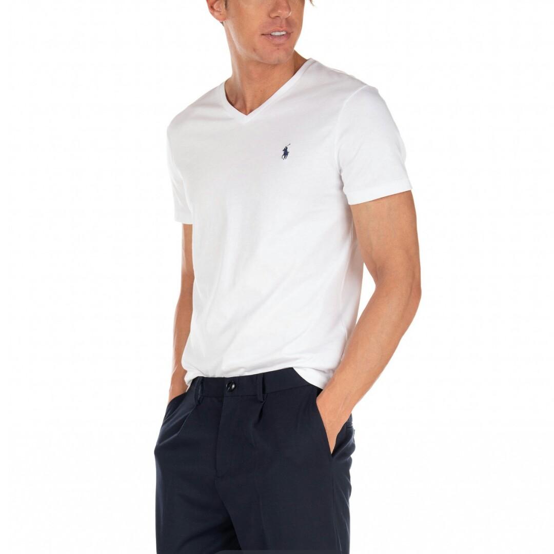 Polo ralph lauren v store neck t shirt mens