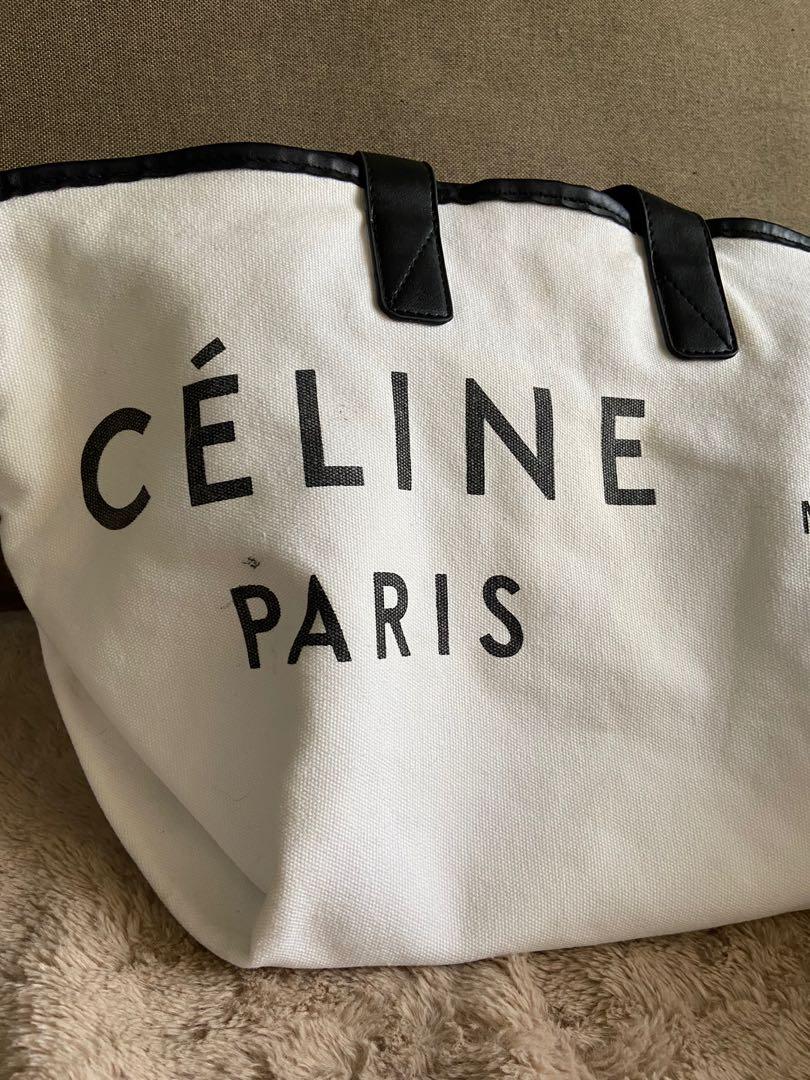Celine fabric tote bag hot sale