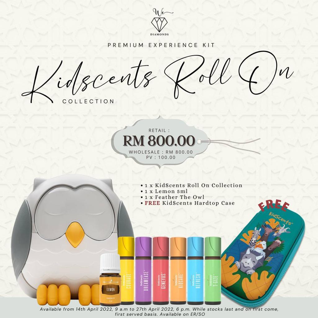 Premex Owl with Kidscents Roll On Collection, Health & Nutrition