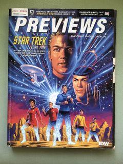 PREVIEWS #365 Magazine-Catalog: American Gods, Star Trek, Marvel: War of the Realms