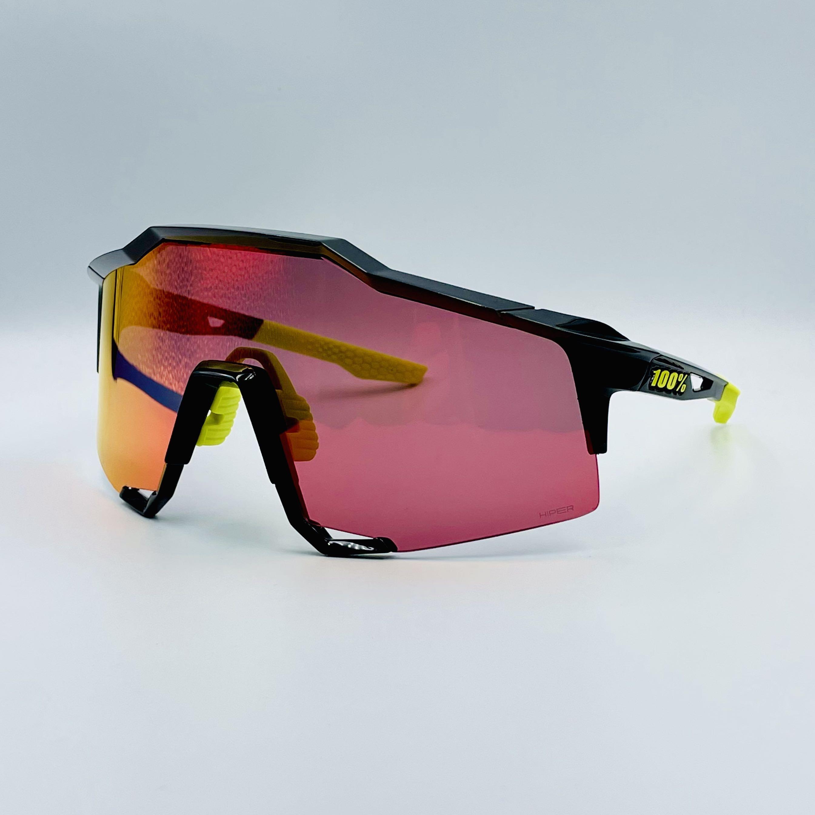 Ride 100% Speedcraft LL Gloss Black HiPER Red + Clear custom (Category: Sunglasses & Eyewear) located in Singapore. Submitted by gearoutfitters (Listing ID 1155900275, Image 1). Description: Custom Pair Free delivery! Brand new in original box 100% Authentic Ride 100% Speedcraft Frame: Gloss Black Lens 1: HiPER Red Lens 2: Clear (93% VLT - for night cycling) Fit: Asian and Standard (comes with both nosepads) Comes with original paper box + 100% h