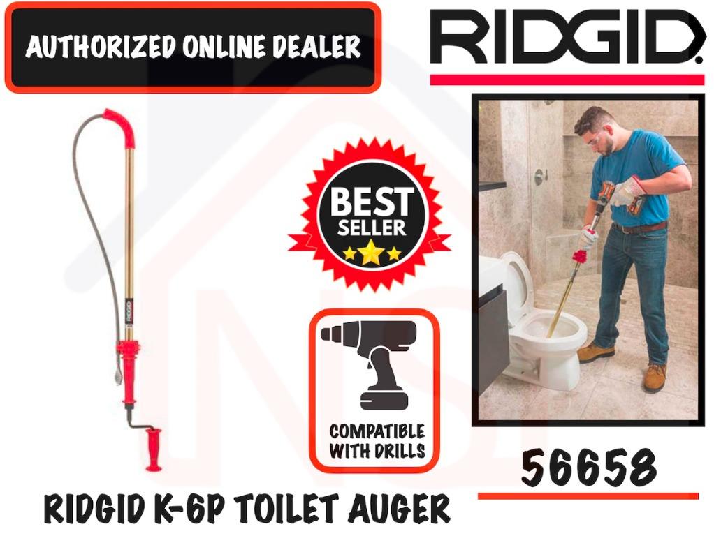 Ridgid 6 ft online toilet auger