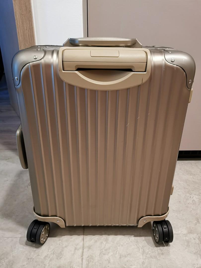 Rimowa topas cabin 32L Titanium ( Discontinued), Hobbies & Toys, Travel,  Luggage on Carousell