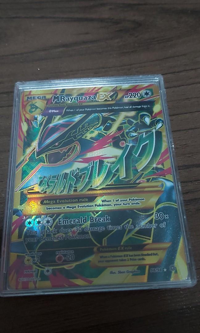 Shiny Mega Rayquaza EX Full Art (Ancient Origins), Hobbies & Toys, Toys & Games on Carousell