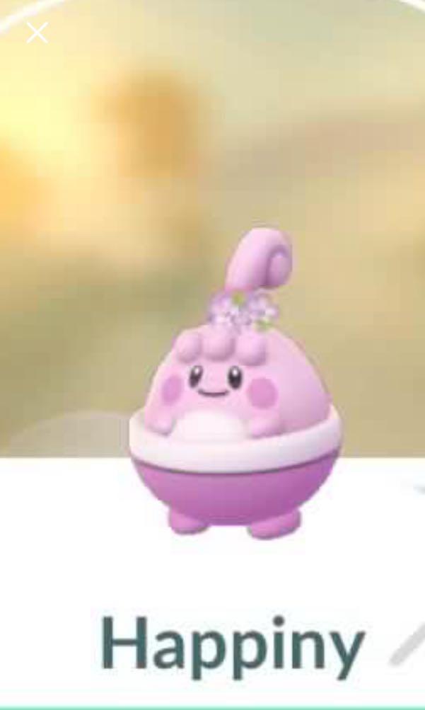 Shiny Riolu and shiny flower crown happiny, Video Gaming, Gaming