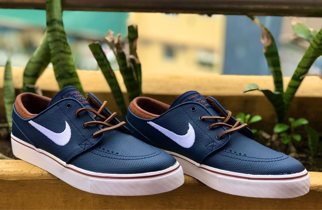 Stefan Janoski Obsidian Leather, Men's Fashion, Footwear, on Carousell