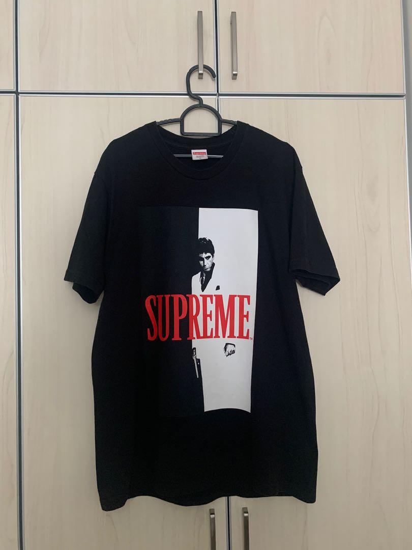 Supreme Scarface Split Tee, Men's Fashion, Tops & Sets, Tshirts