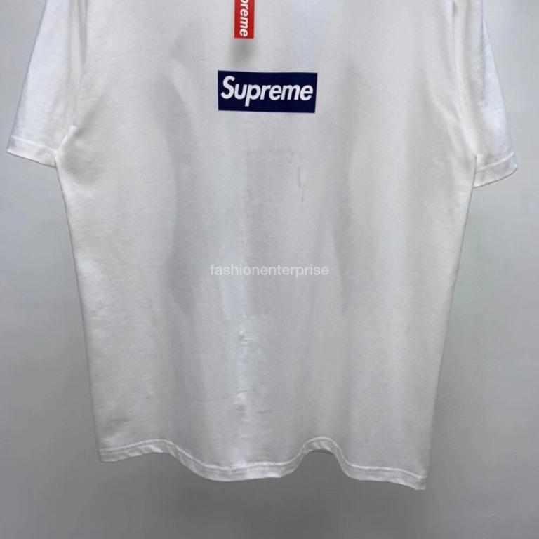 Supreme New York Yankees Box Logo Tee White Men's - SS15 - US