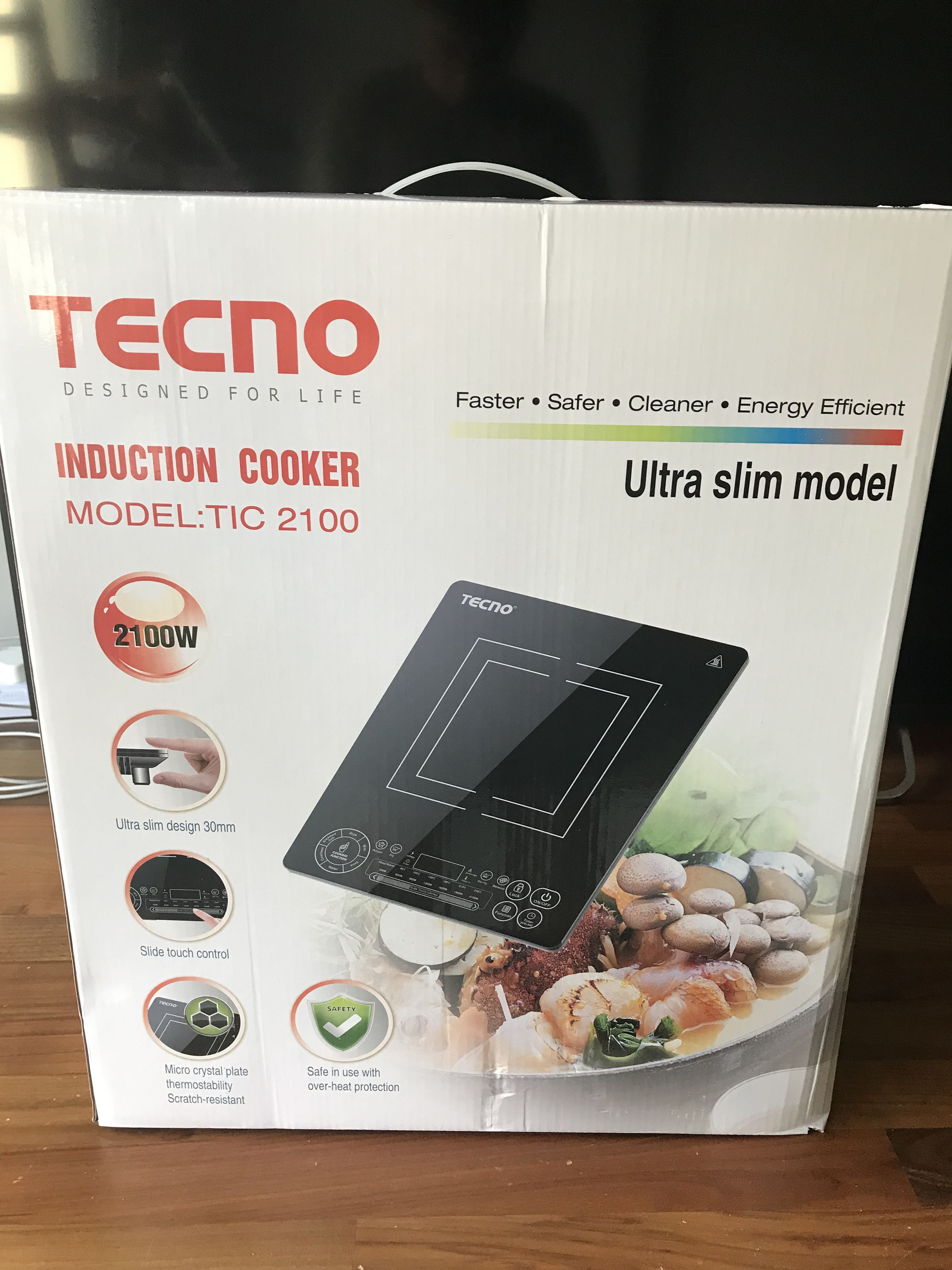 Tecno induction cooker and pot, TV & Home Appliances, Electrical, Adaptors & Sockets on Carousell