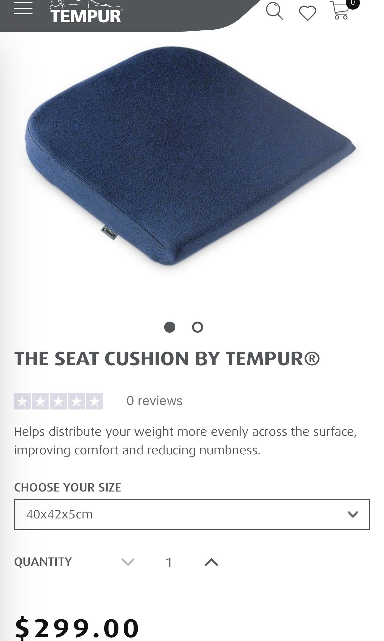 Tempur-Seat Cushion: $90 of Magic 