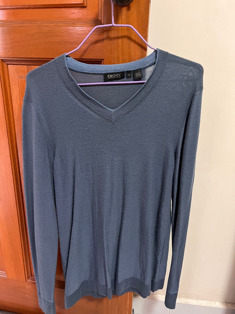 dkny blue sweater