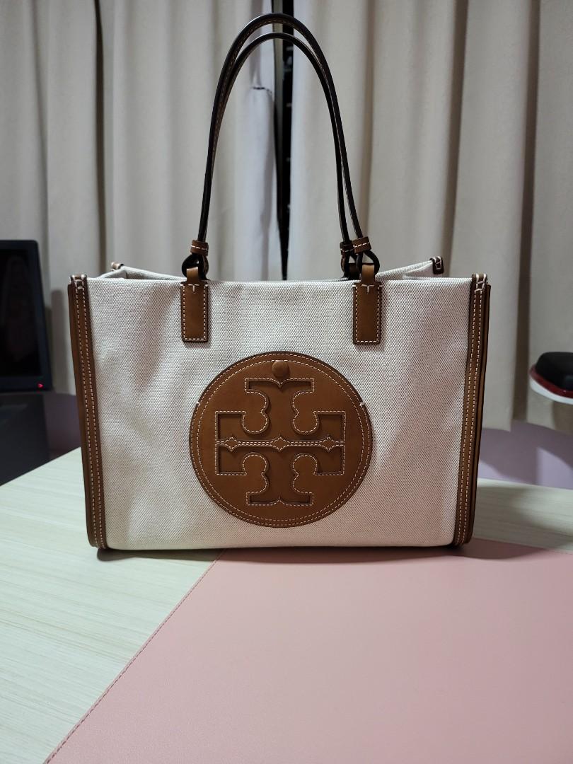 Tory Burch Ella Canvas Tote Bag, Women's Fashion, Bags & Wallets, Tote Bags on Carousell