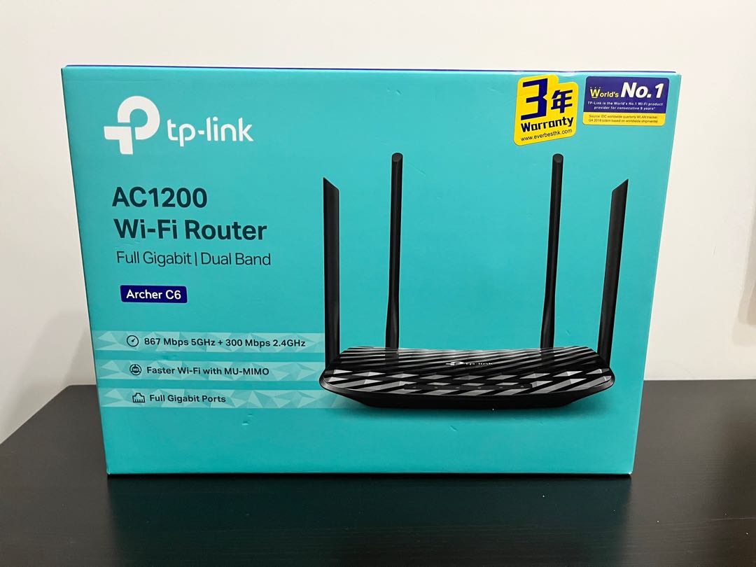 Tp link Anchor C6 wifi router AC1200, 電腦＆科技, 電腦周邊及配件, Wifi及上網相關產品 ...