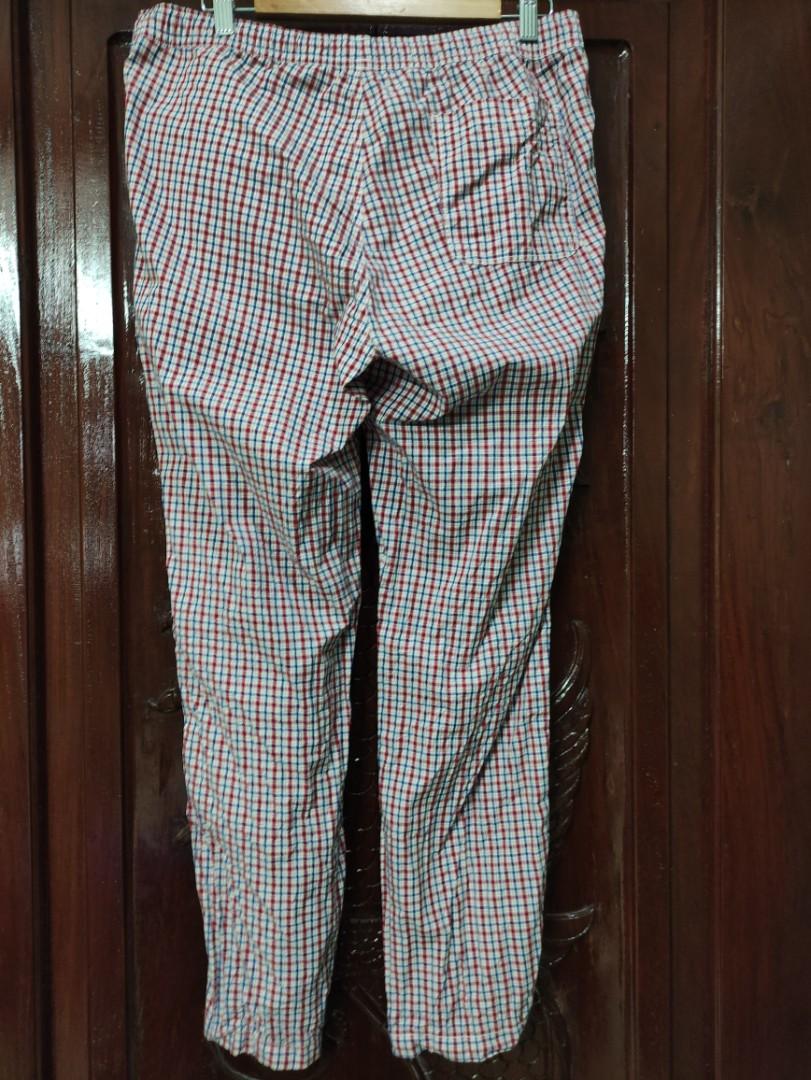 Uniqlo Men's Check Pajama Pants, Men's Fashion, Bottoms, Sleep and
