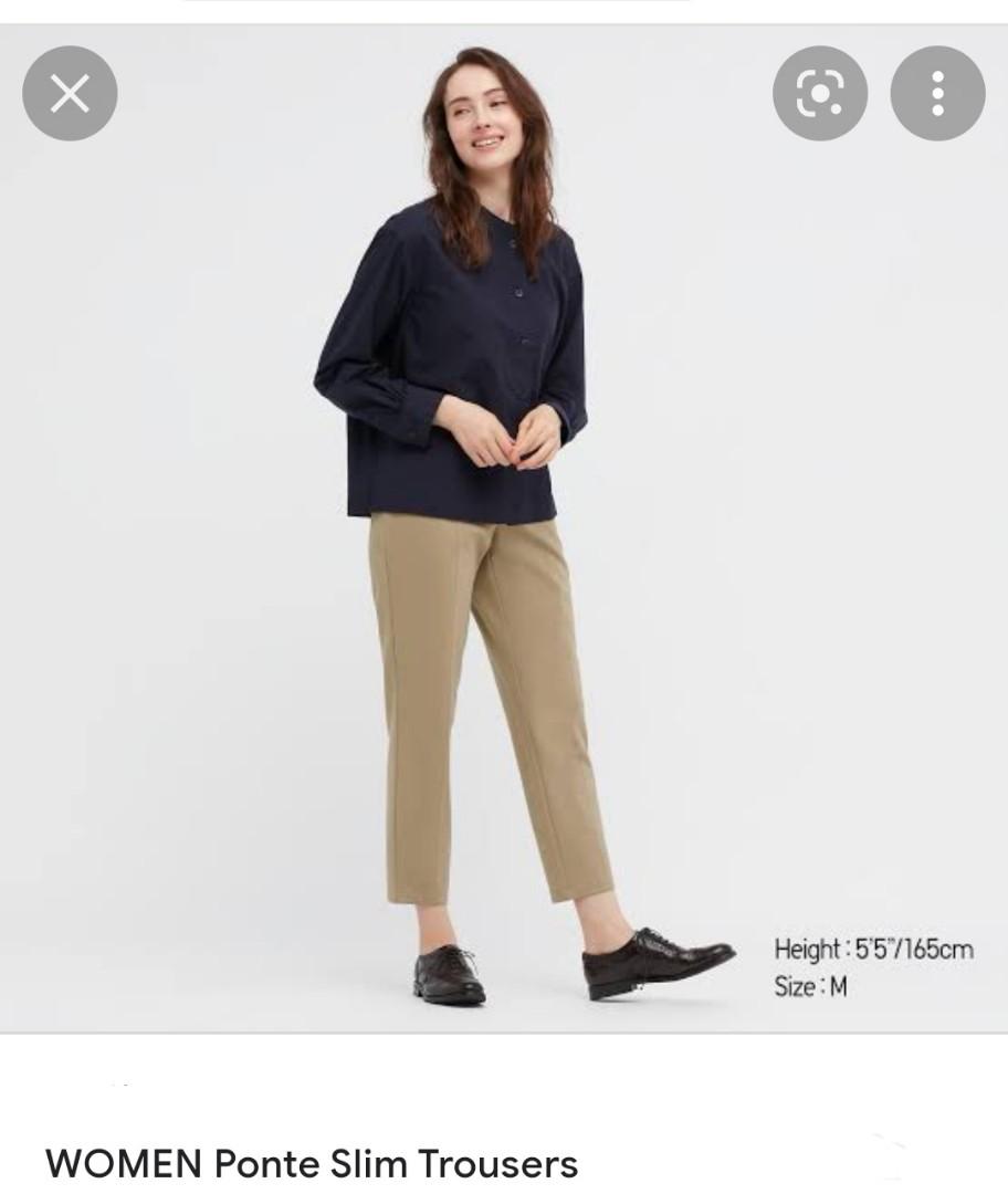 Uniqlo ponte slim pants review sales