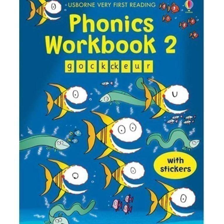 Usborne Phonics Workbook 2 and 3, Hobbies & Toys, Books & Magazines