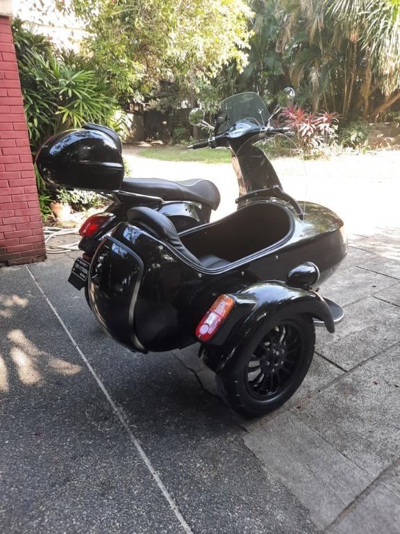 Vespa Premium Imported Fiberglass Sidecars, Motorbikes, Motorbikes for Sale on Carousell