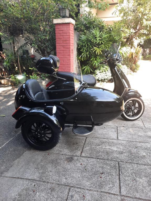 Vespa Premium Imported Fiberglass Sidecars, Motorbikes, Motorbikes for