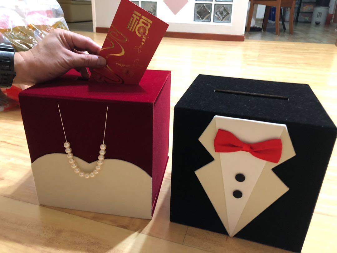 Wedding Ang Bao Box, Hobbies & Toys, Stationery & Craft, Other