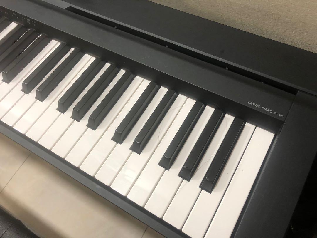 Yamaha P48B Digital Piano, Hobbies & Toys, Music & Media, Musical ...