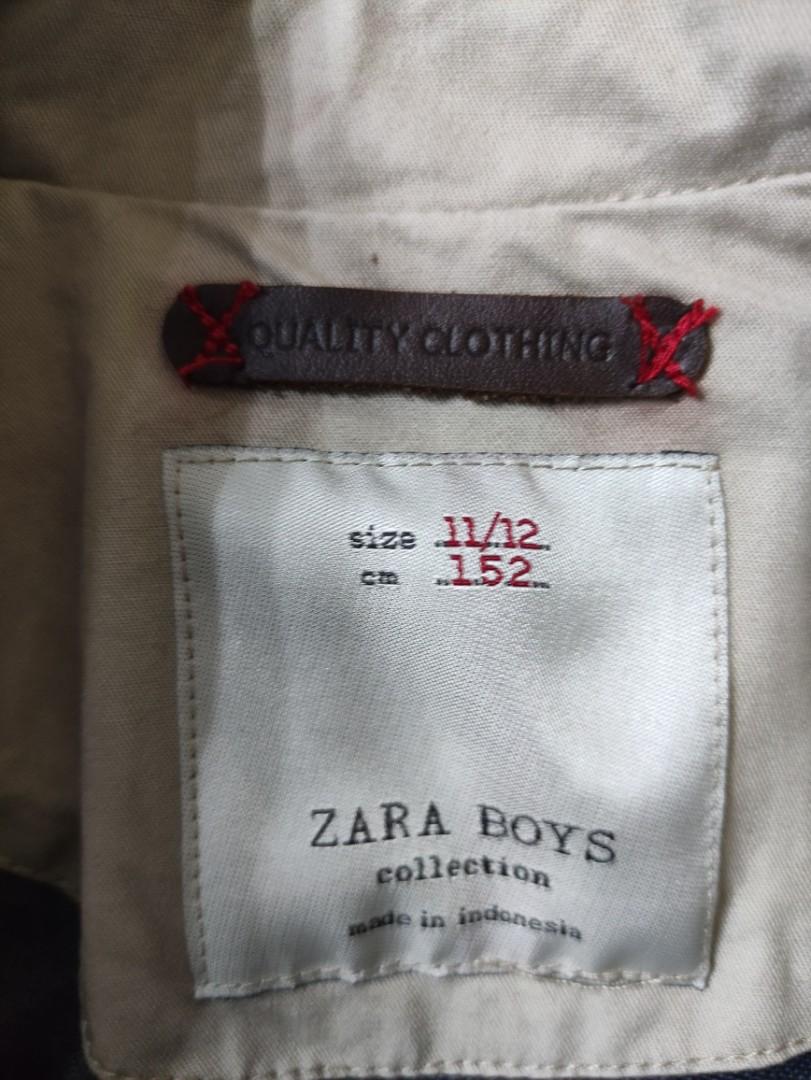 S A L E!!! Zara Boys Trench Coat, Babies & Kids, Babies & Kids Fashion
