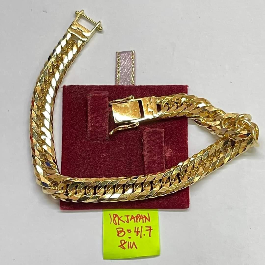 18K Japan Gold bracelet, Women's Fashion, Jewelry & Organizers