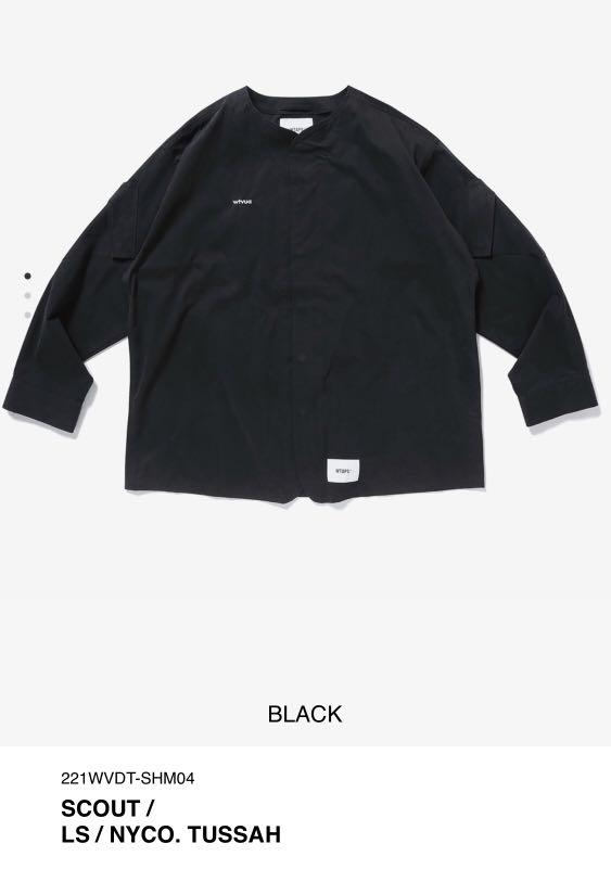 WTAPS SCOUT / LS / NYCO. TUSSAH BLACK M | www.innoveering.net