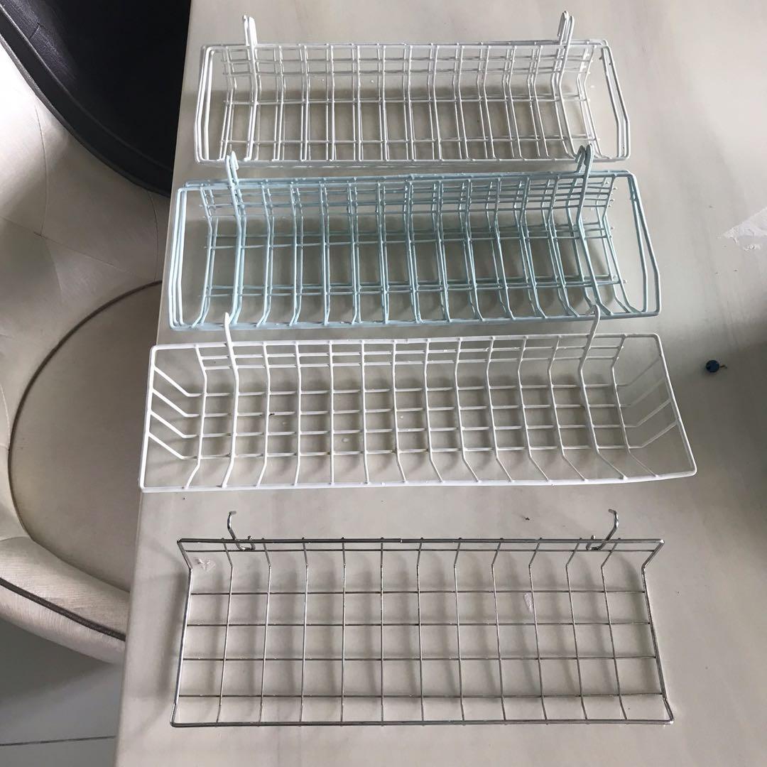 8x Daiso Wire Racks Basket