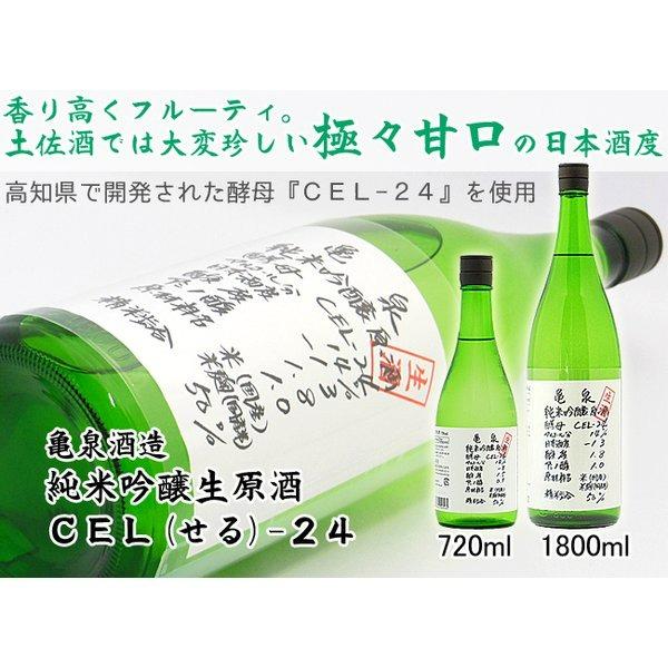 １着でも送料無料 日本酒 高知 亀泉酒造 純米吟醸 生原酒 CEL-24 720ml 甘口 セル フルーティ
