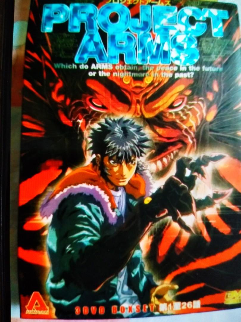 動畫project Arms 神臂1 26集共3 Dvd 中文字幕皆川亮二作品 興趣及遊戲 音樂樂器 配件 音樂與媒體 Cd 及dvd Carousell
