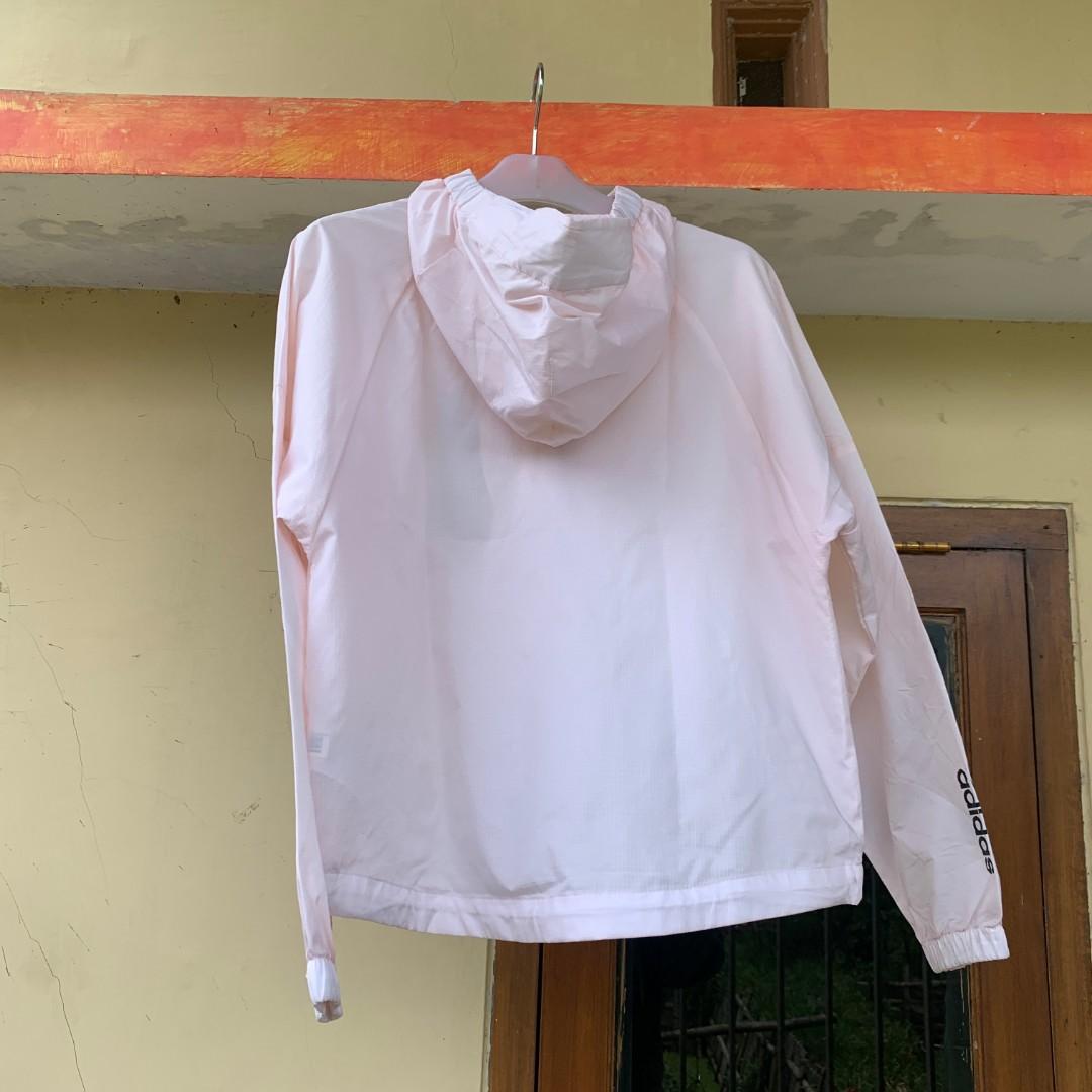 adidas pink running jacket