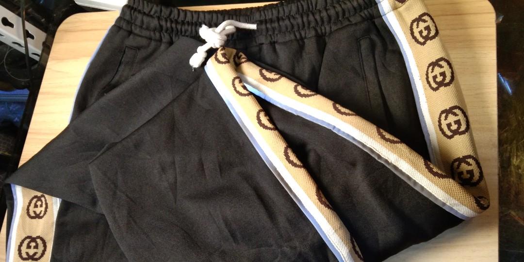 Gucci Technical Jersey Shorts W/side Bands in Black for Men
