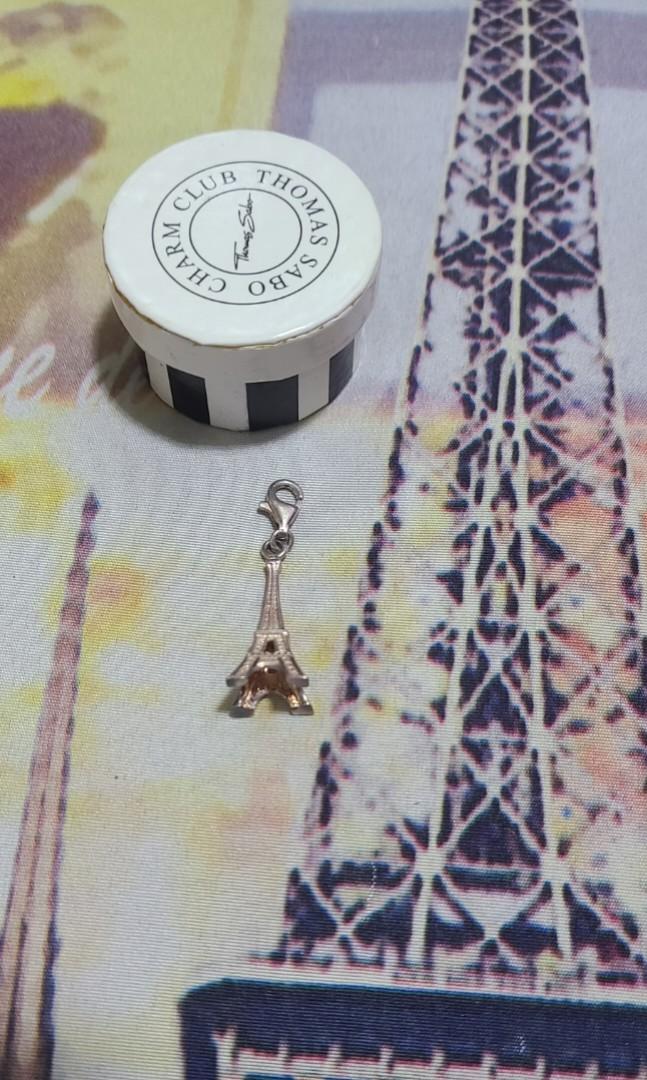 Authentic Thomas Sabo Paris Eiffel tower charm (Category: Luxury Accessories) located in Pasig City. Submitted by js.authenticlux (Listing ID 1156069687, Image 2). Description: *100%guaranteed authentic Thomas Sabo charm *necklace pendant/bracelet charm *with its original round box *call txt 09178029682.