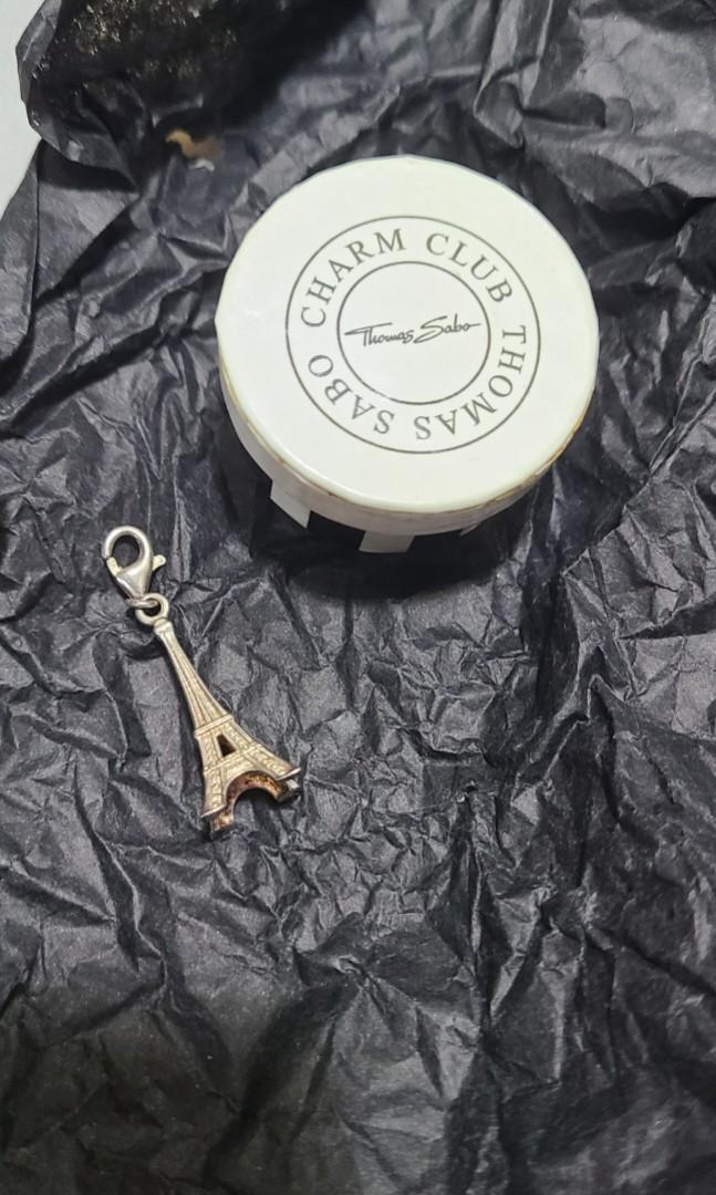 Authentic Thomas Sabo Paris Eiffel tower charm (Category: Luxury Accessories) located in Pasig City. Submitted by js.authenticlux (Listing ID 1156069687, Image 1). Description: *100%guaranteed authentic Thomas Sabo charm *necklace pendant/bracelet charm *with its original round box *call txt 09178029682.