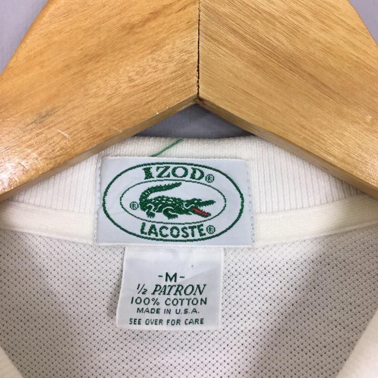 BAJU RAYA Vintage Izod Lacoste Made In USA Small Logo Polo