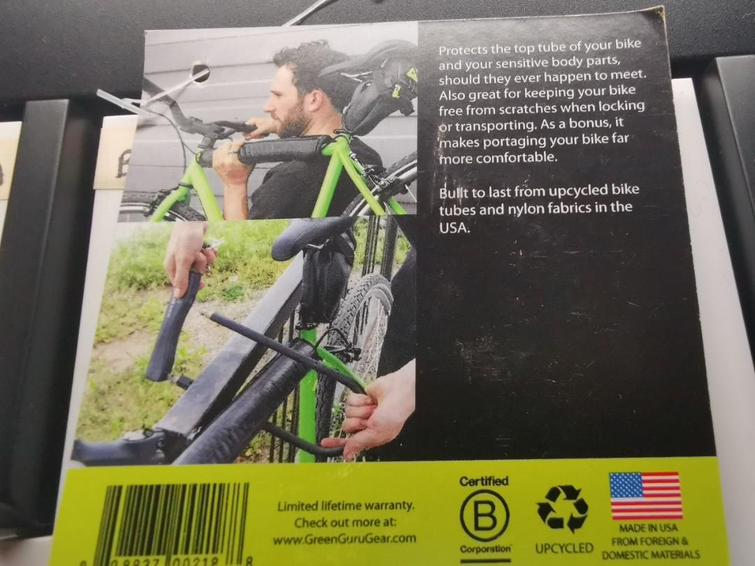 Green guru top tube protector deals