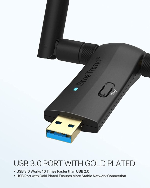 BrosTrend Linux WiFi Adapter For Ubuntu, Mint, Kali, Trinidad
