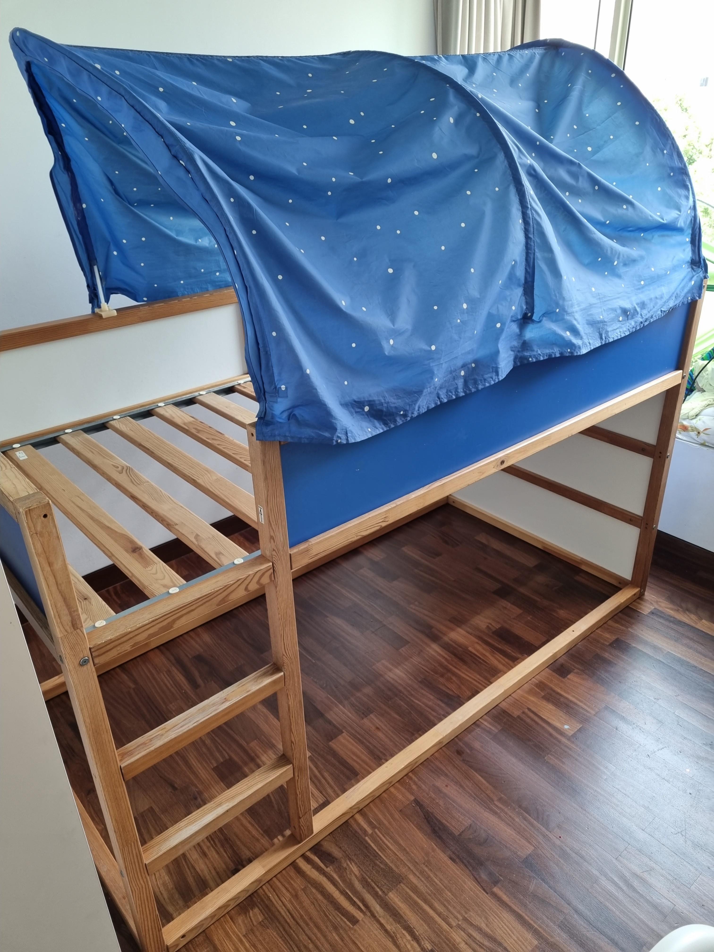 Bunk bed & mattress (fixed price), Furniture & Home Living, Furniture